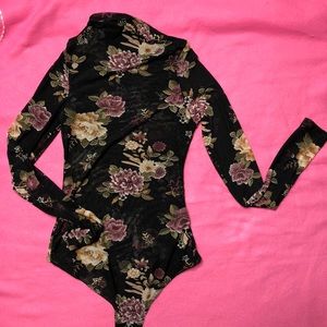 Flower bodysuit